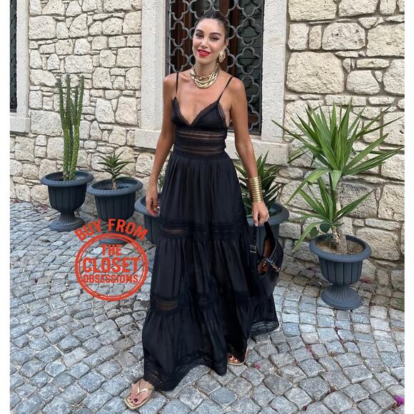 RARE!!! MANGO BLOGGER FAVE!!! A-Line Maxi Dress NWT - Picture 5 of 16